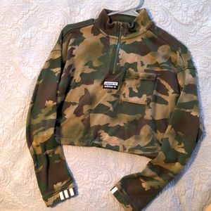 Women's Adidas Crop Sweatshirt